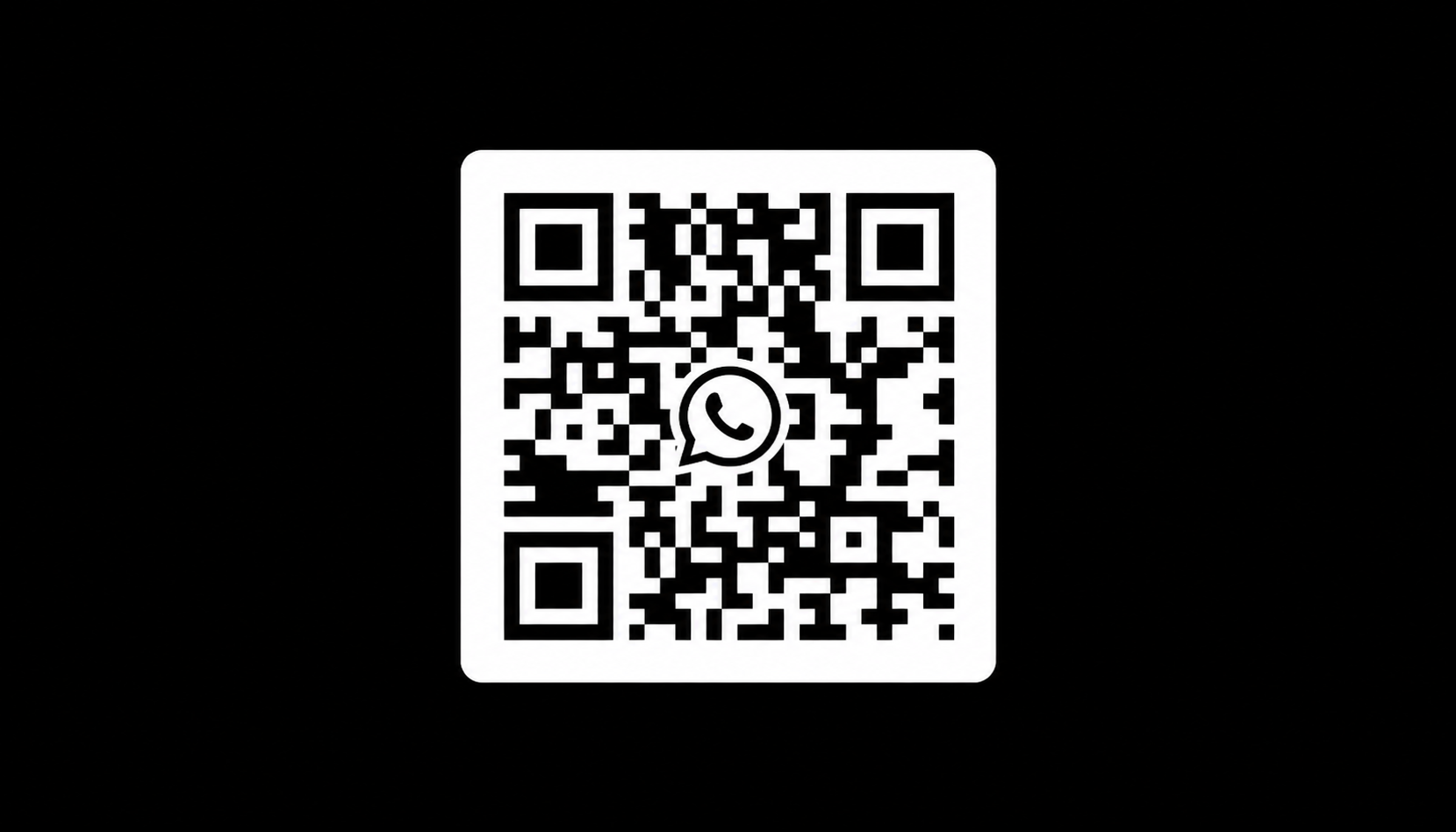WhatsApp QR Code — scan to message Tactical Raccoon Barbershop